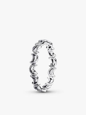 Conjunto de presente Colar, Brincos e Anel Lua Crescente