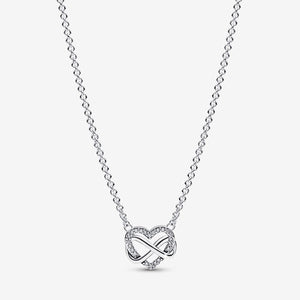 Colar Sparkling Infinity Heart